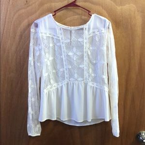 Sheer blouse great for a night out